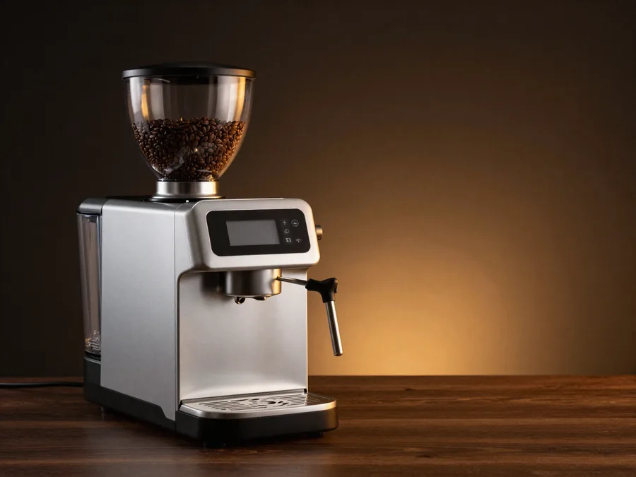 350 Touch bean-to-cup espresso machine with bean showcase window